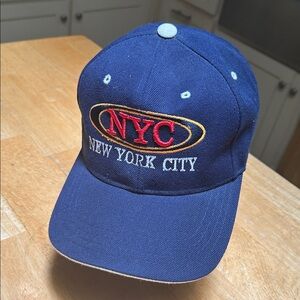 NYC Embroidered Navy Cap